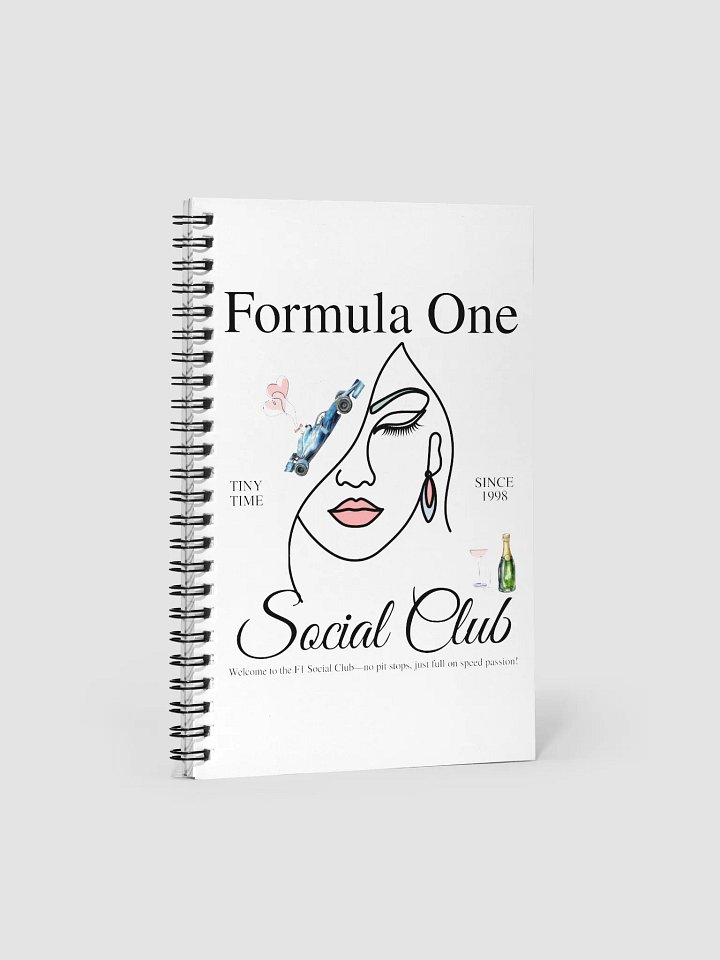 Social Club F1 Spiral Notebook product image (1)