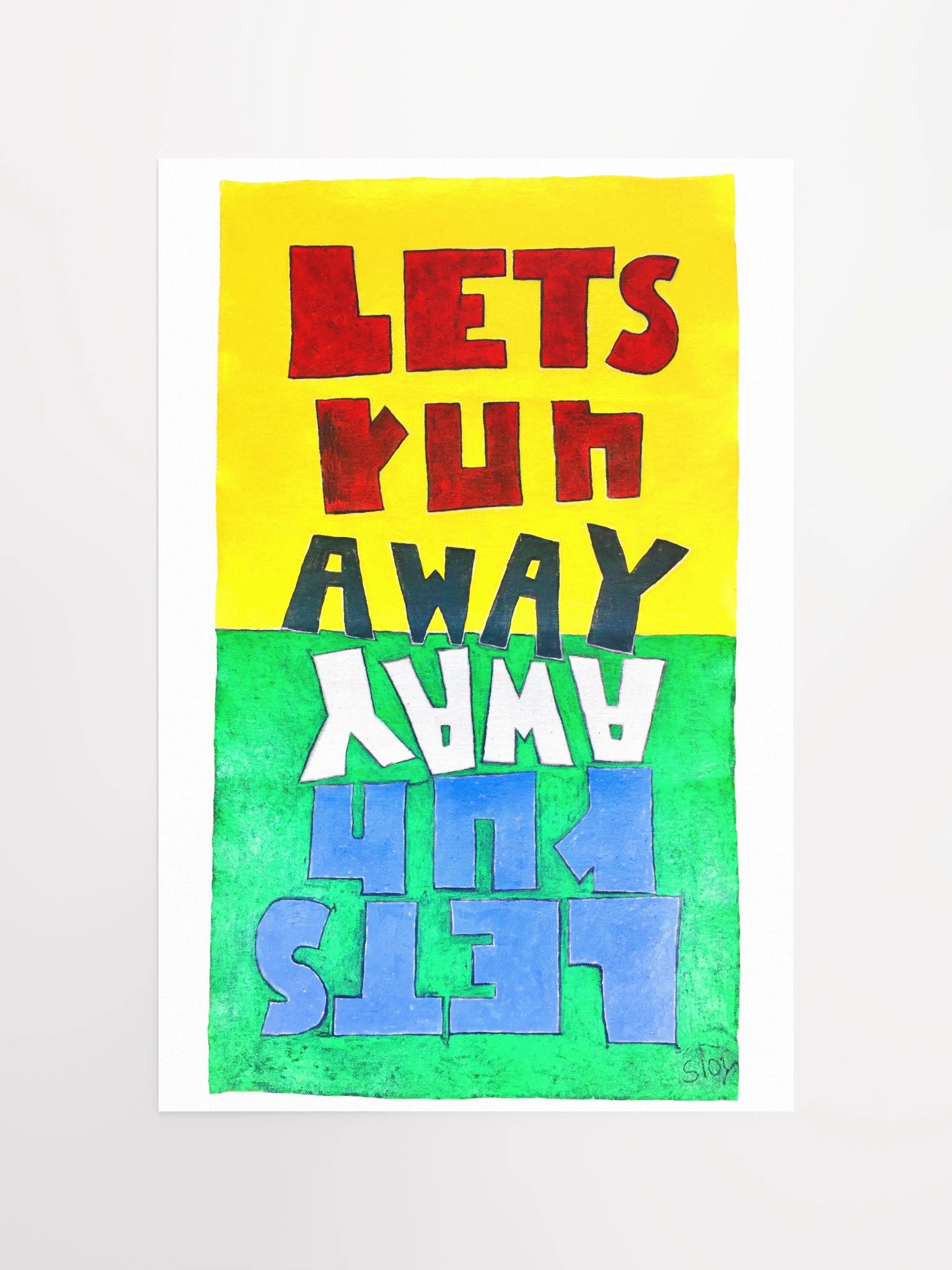 Lets Run Away Poster product image (12)