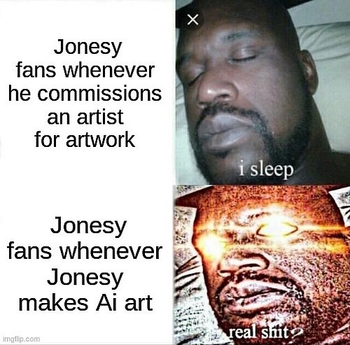 The double standard is absurd. They can get over it though. The Ai music is too lit 💯🔥