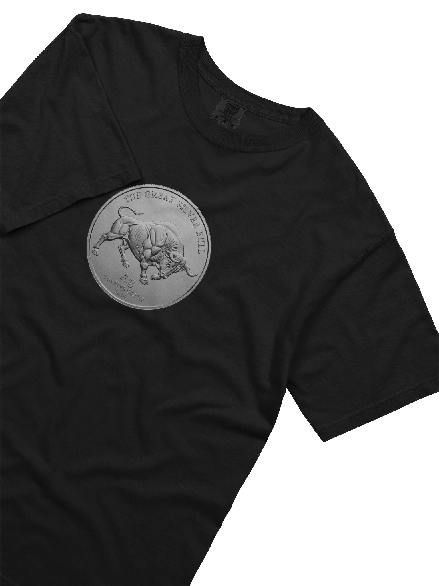 The Great Silver Bull Coin T-Shirt product image (5)