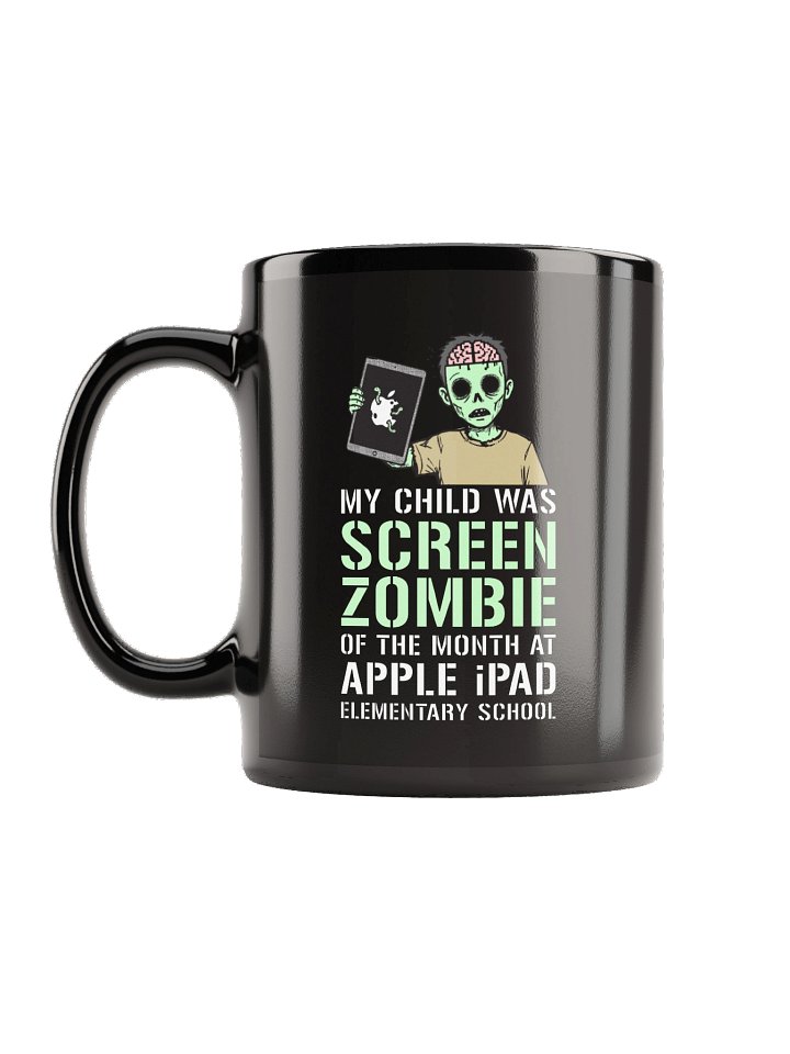 iPad Screen Zombie Black Mug product image (1)