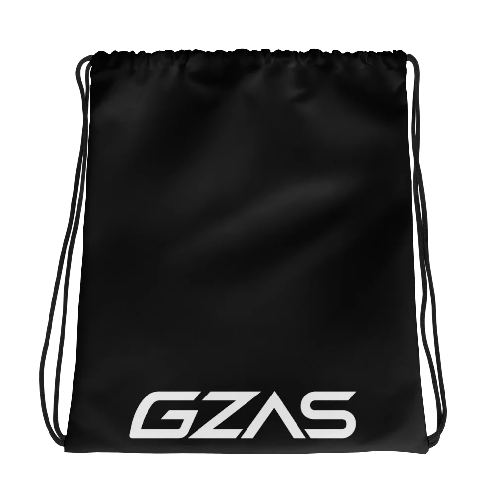 GZAS Drawstring Bag Black product image (1)