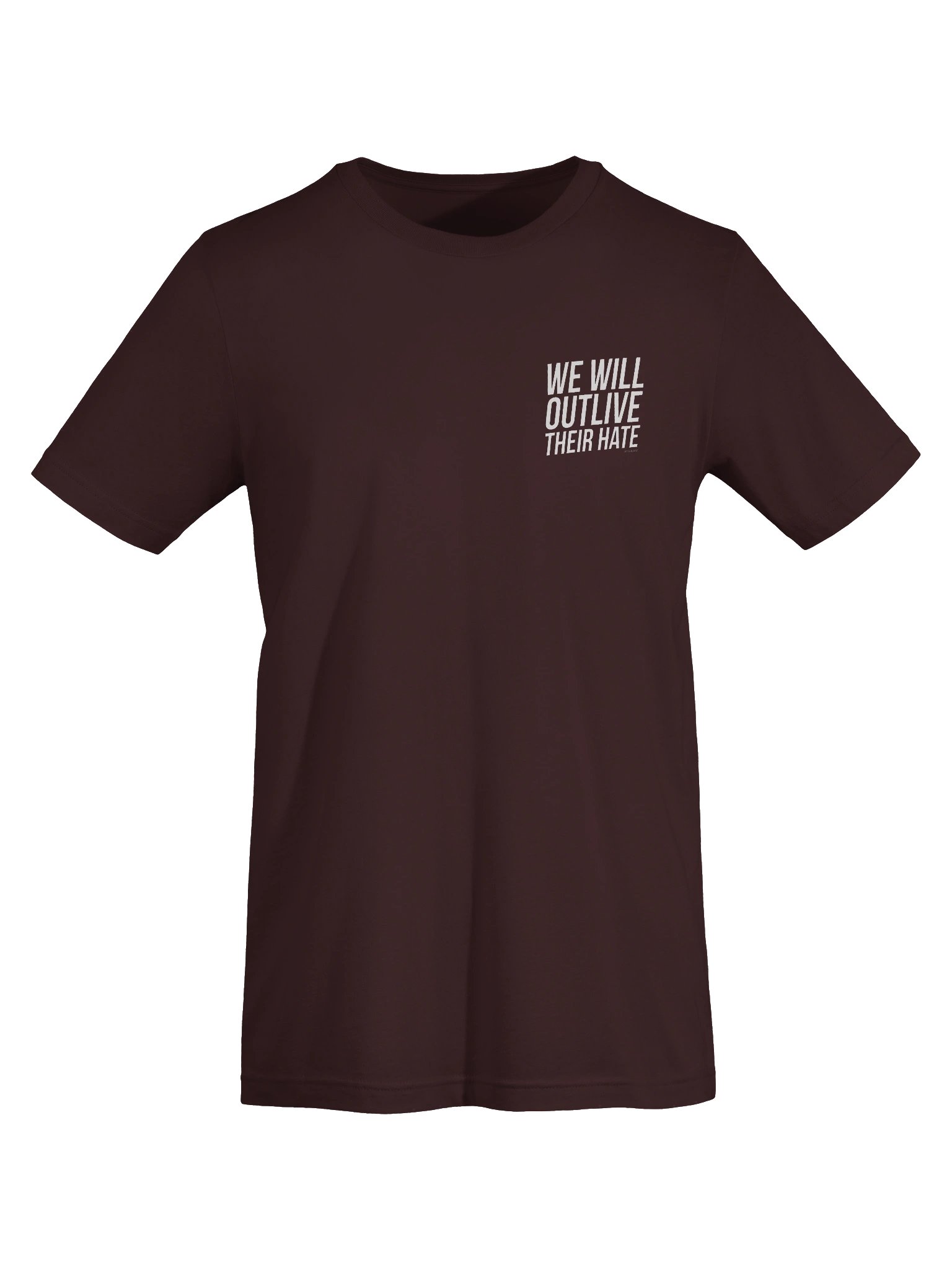 FUTILE DEVICE: WE WILL OUTLIVE THEIR HATE (FRONT AND BACK TEE) product image (57)