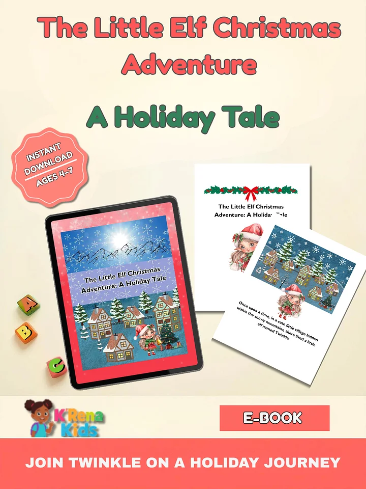 The Little Elf Christmas Adventure: A Holiday Tale product image (1)