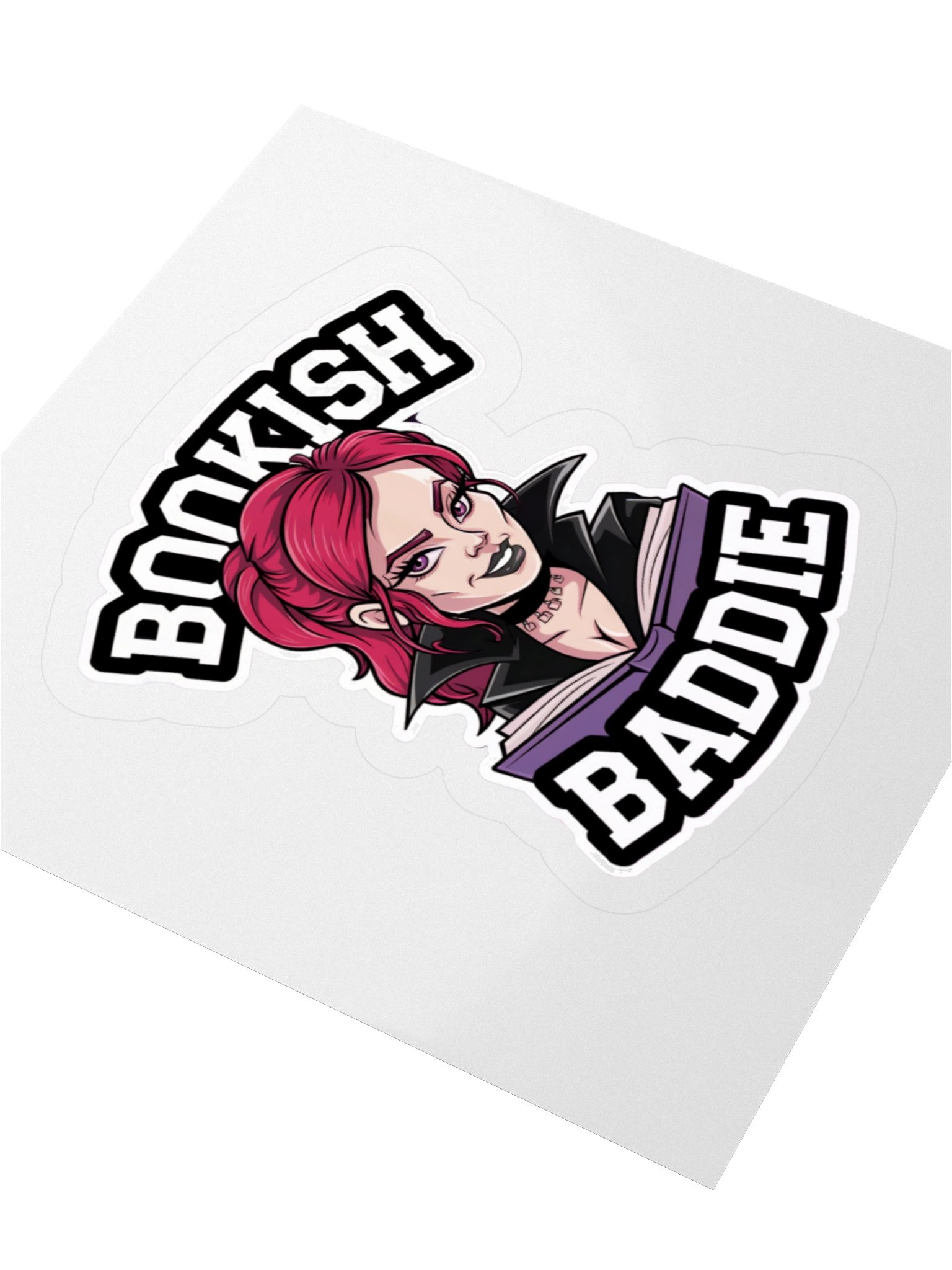 Bookish Baddie Vamp Sticker product image (7)