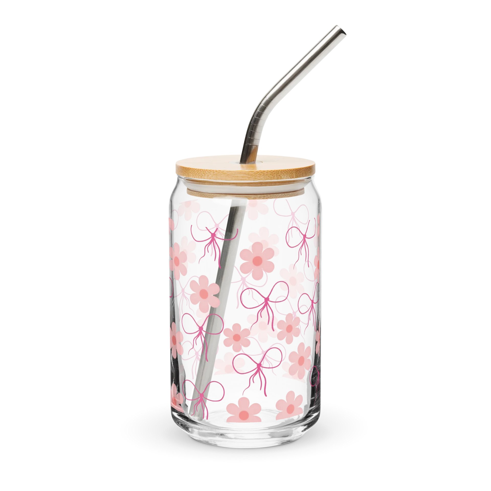 Couquette Pink Sipper Glass product image (3)