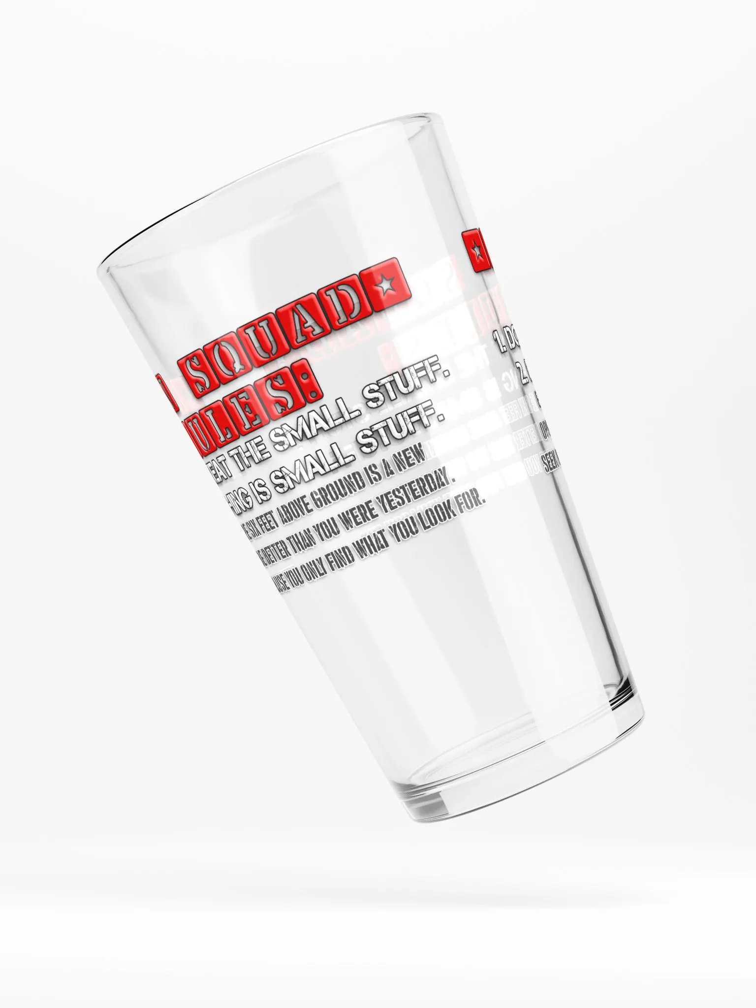 Synisisms Collection - 2 Rules Pint Glass product image (4)