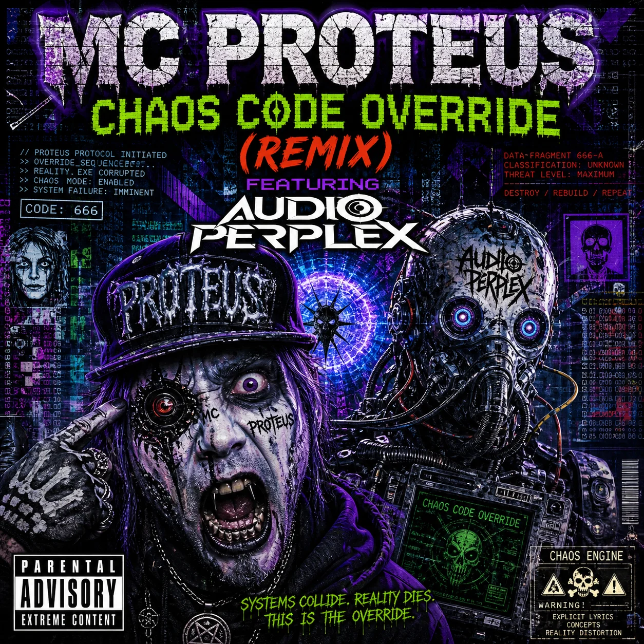 🧬 MC Proteus — Chaos Code Override (feat. Audio Perplex) product image (1)