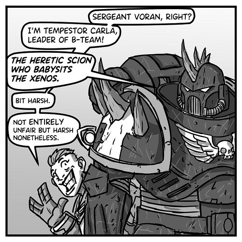 Howdy folks!

Back with another Rogue’s Retinue!
This one is a bit of a one-shot comic and was originally meant to come later...