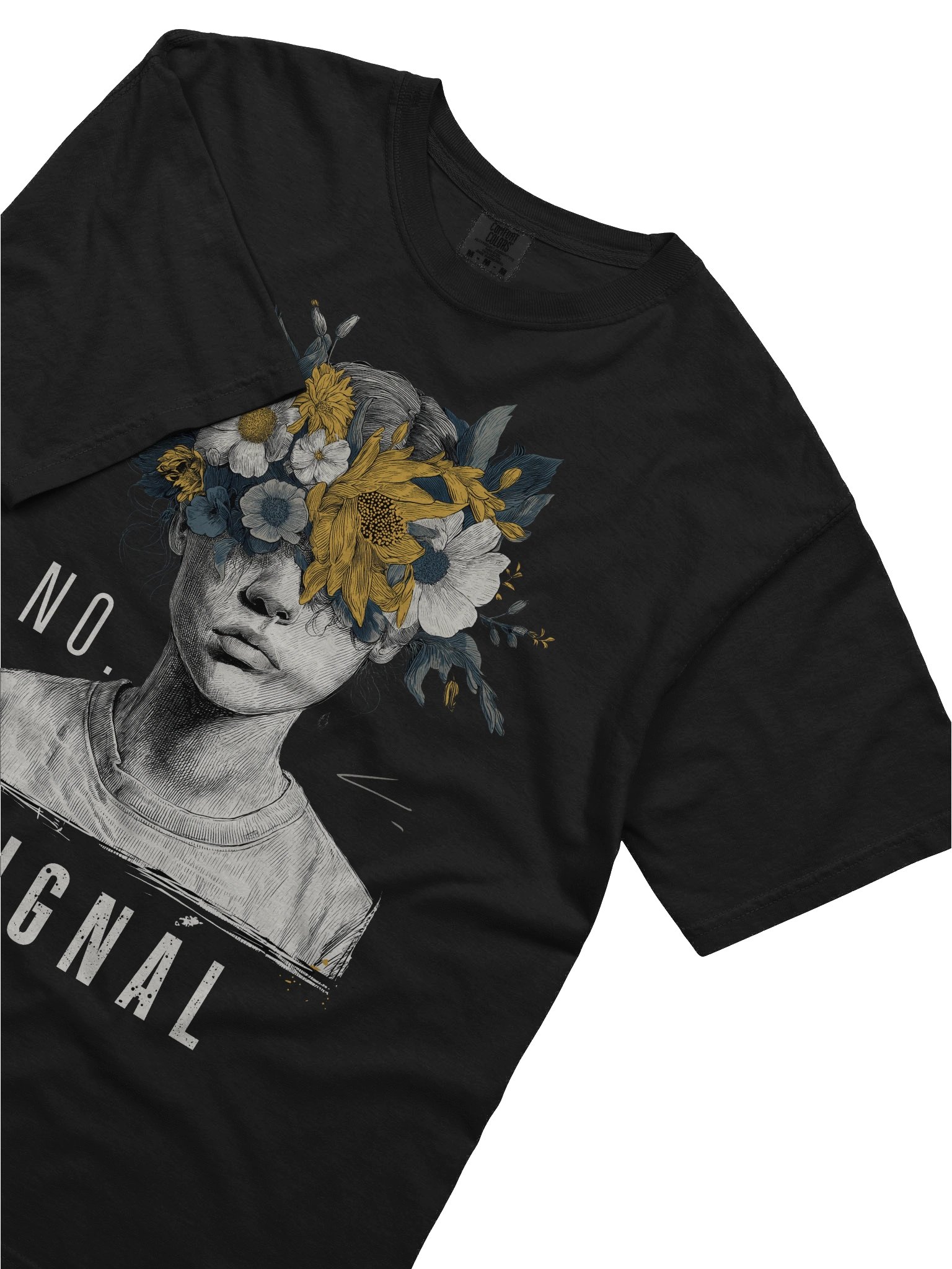 No Signal – Floral Surrealism Tee product image (23)
