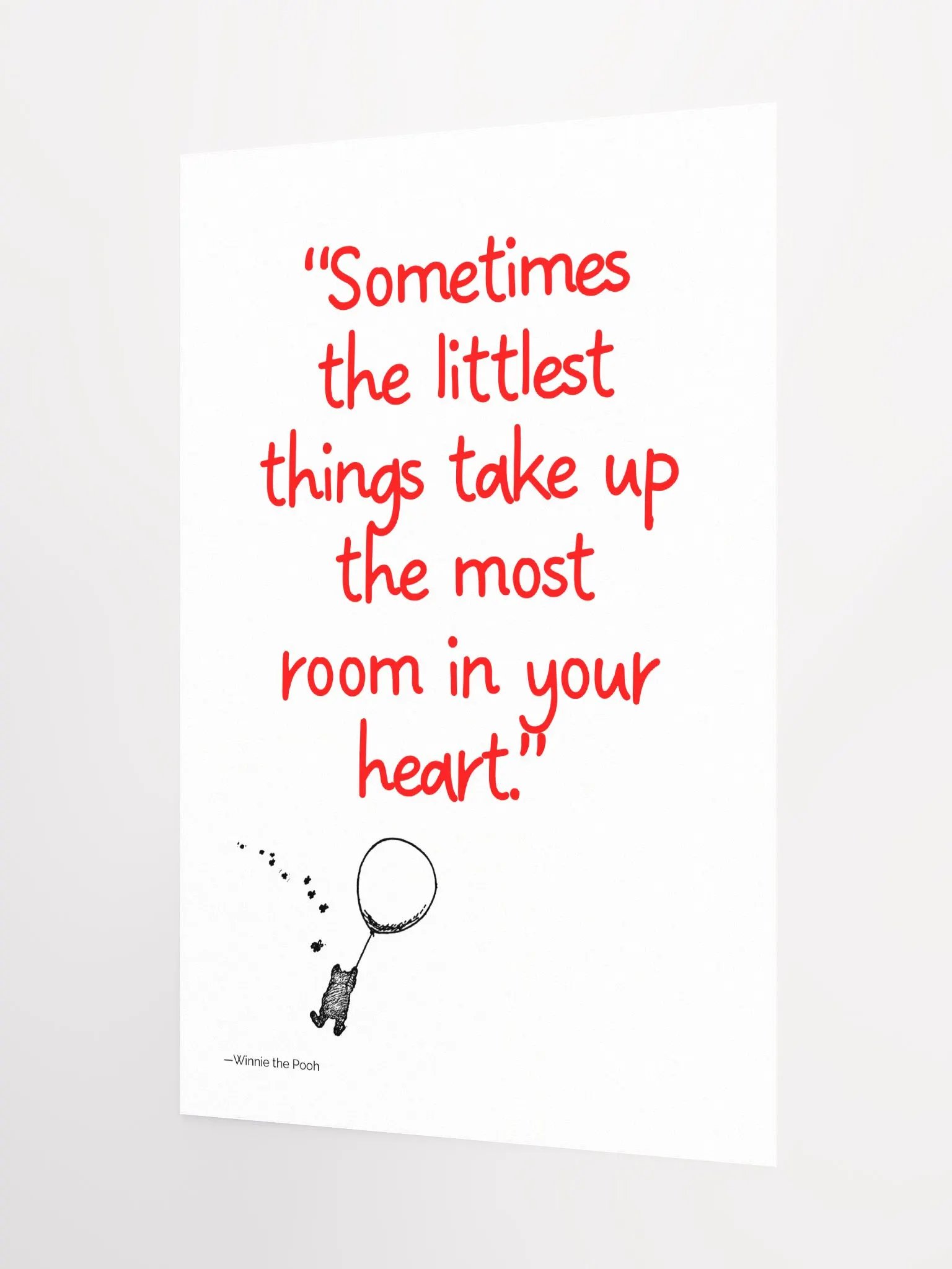 Winnie The Pooh Wall Art for Nursery 