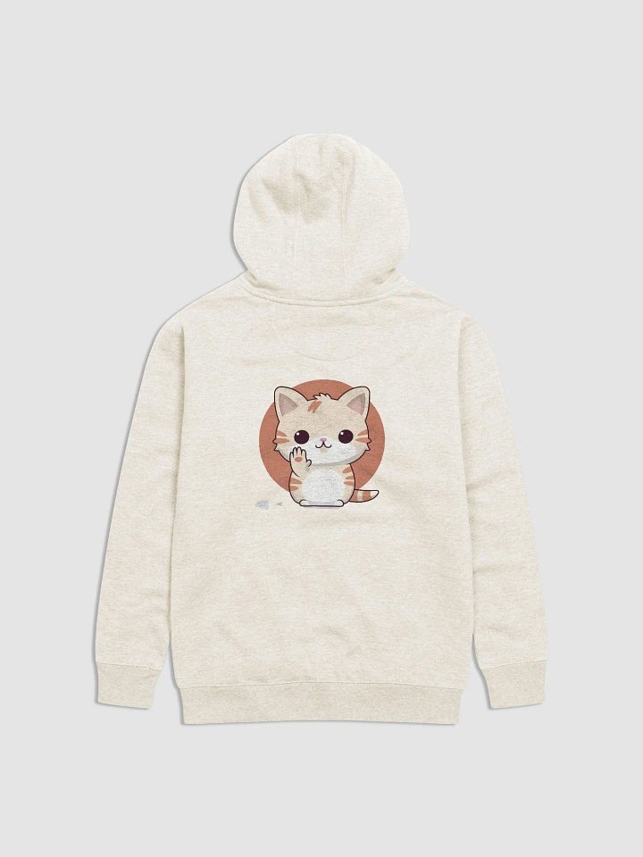 Chibi Cat Wave Unisex Hoodie product image (4)