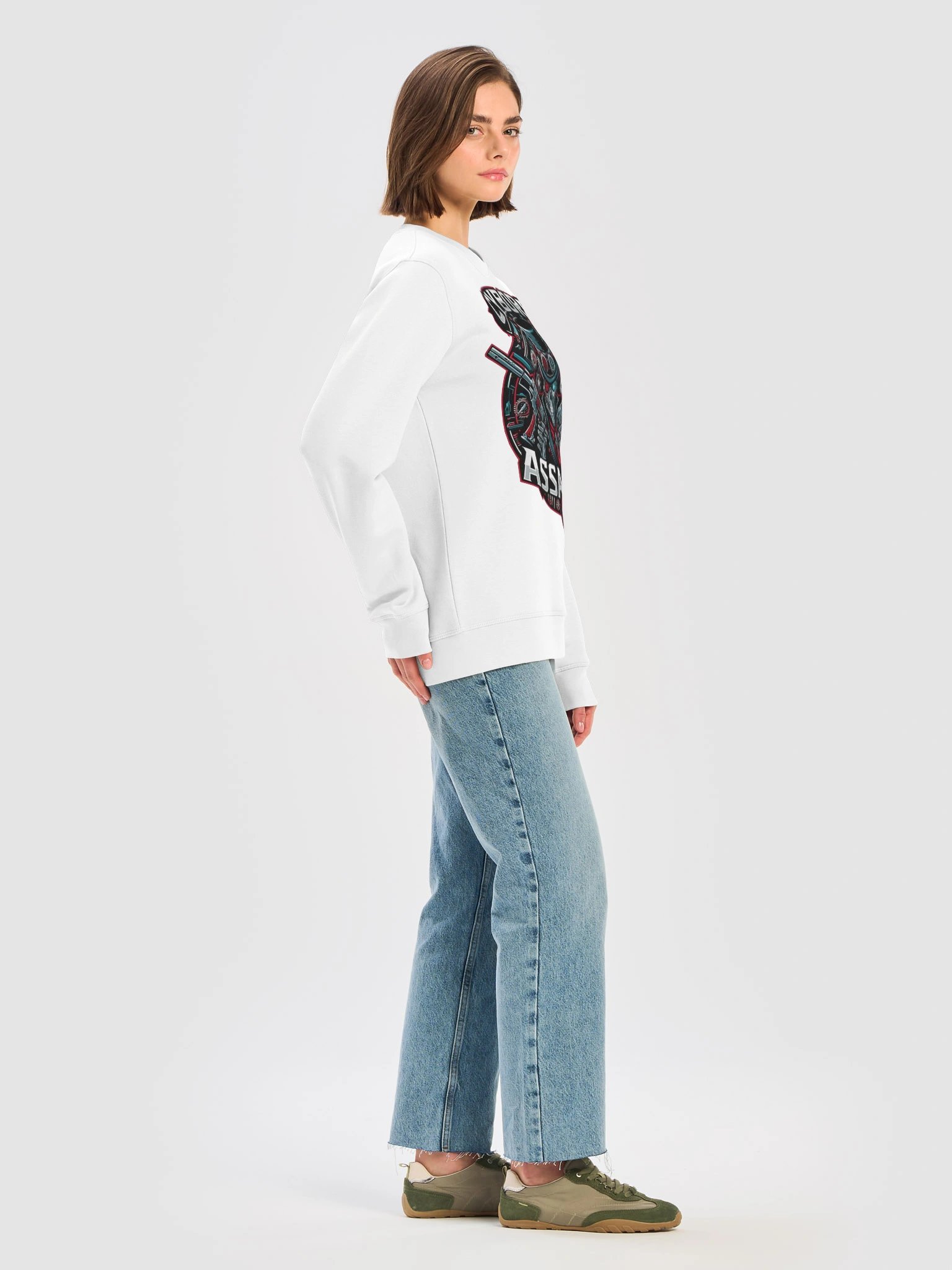 Frank-13 Cyborg Assassins Logo Long Sleeve Shirt product image (7)