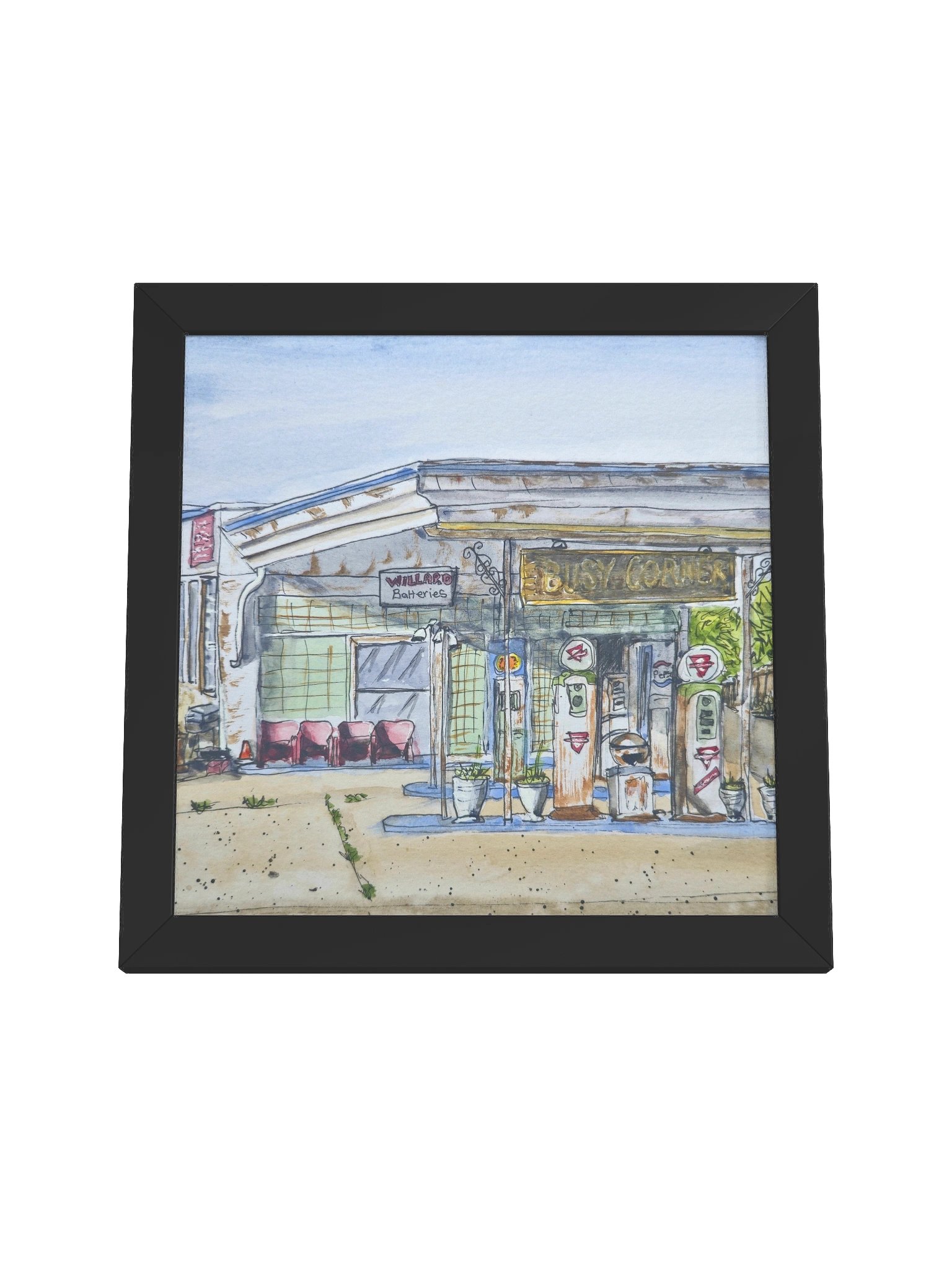 Busy Corner Framed Poster product image (8)