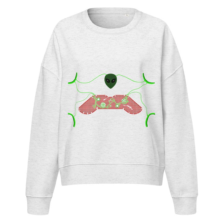 Galactic Gamer Organic Sweatshirt product image (1)