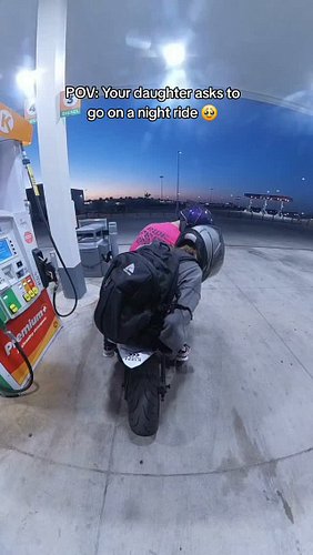 The motorcycle won't remember these rides.
I will.
And hopefully she will too. ❤️🏍️
These are the little moments that end up ...