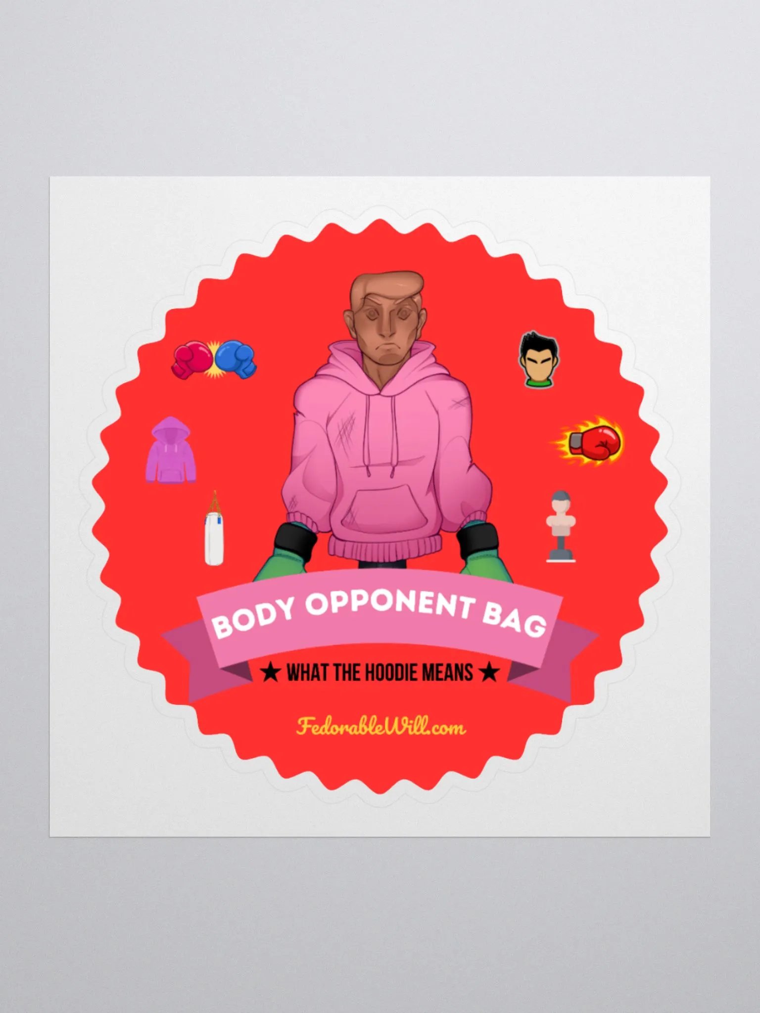 SSQ Sticker: Body Opponent Bag product image (2)