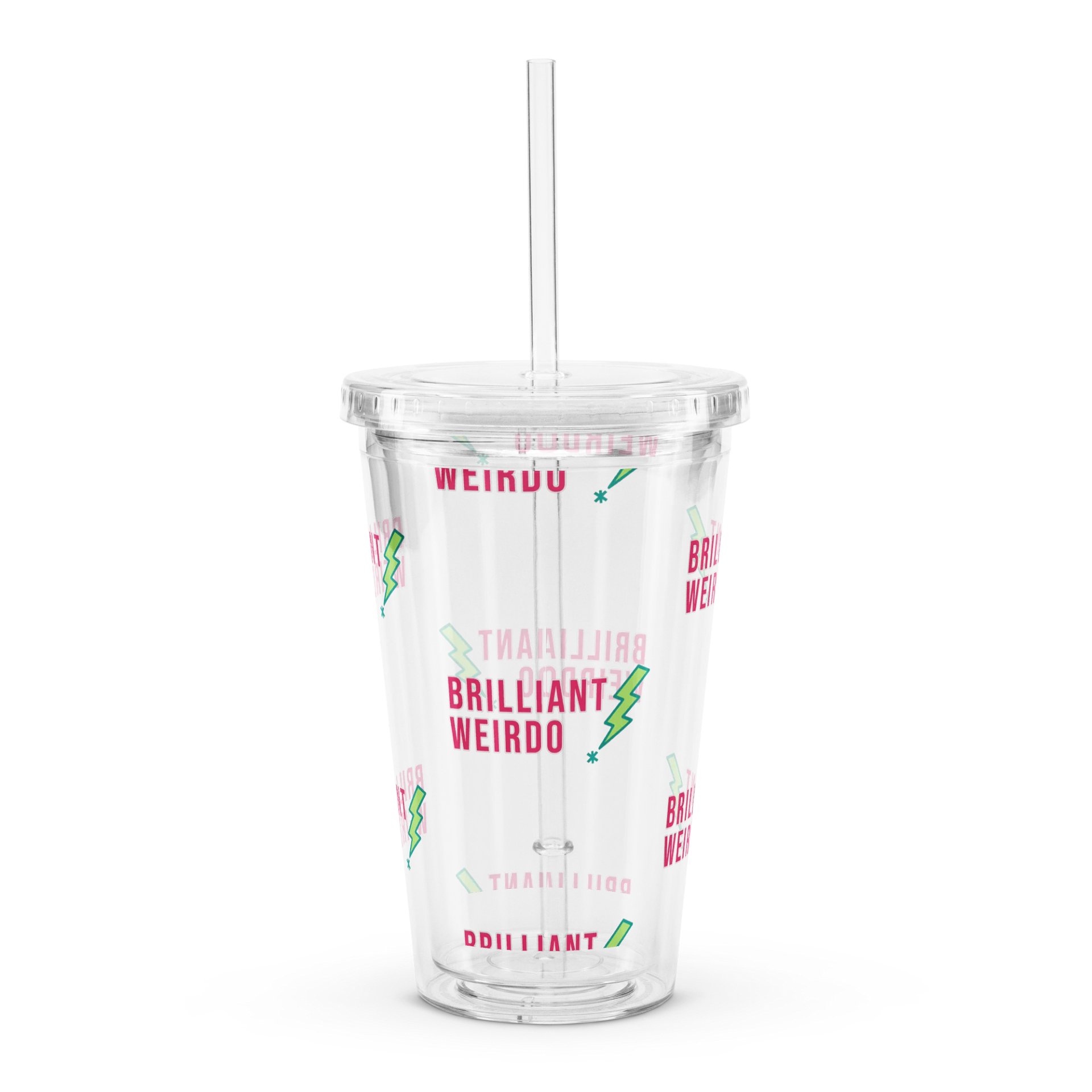 Brilliant Weirdo Clear Tumbler product image (1)