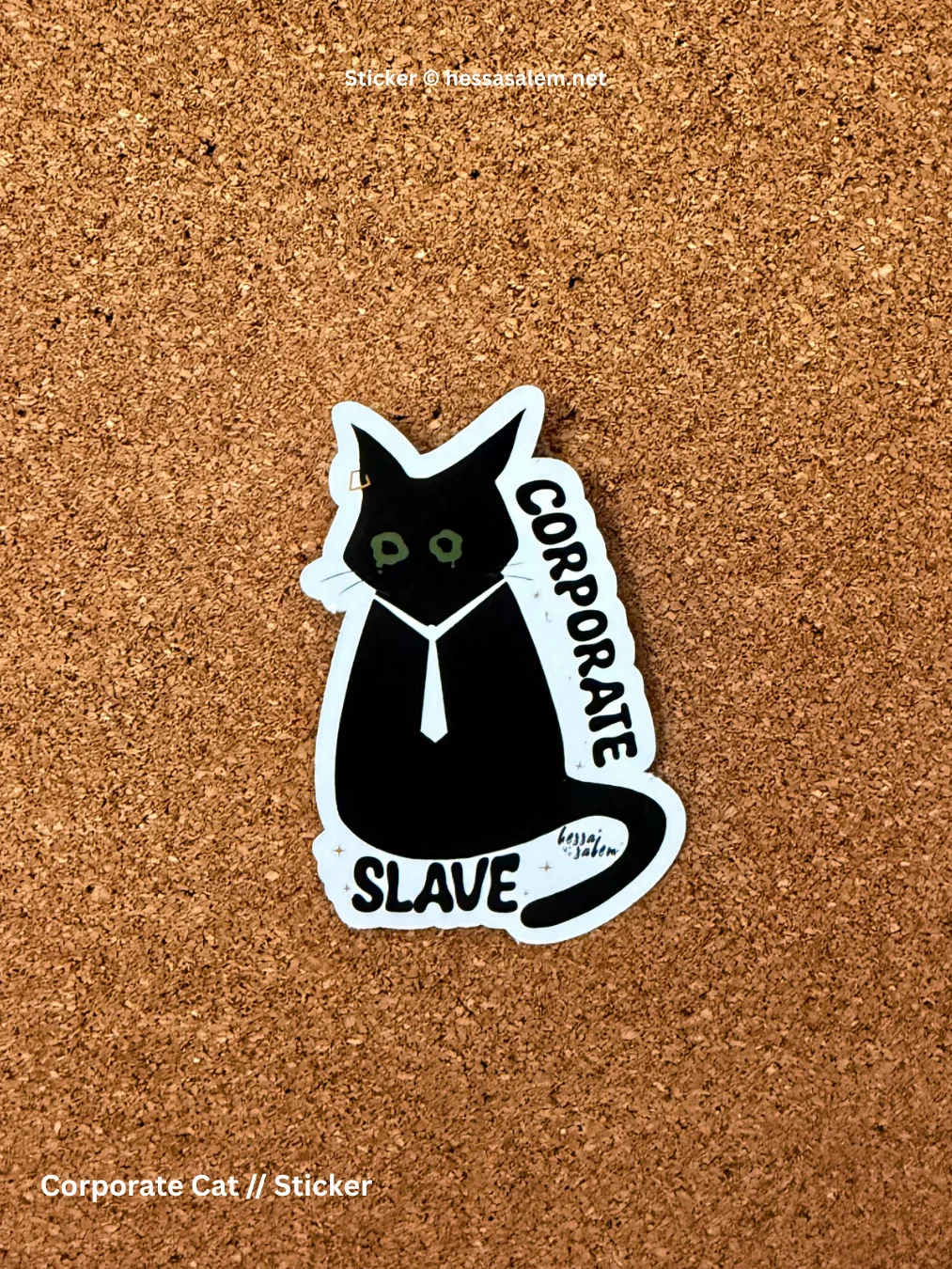 Corporate Cat // Sticker product image (1)