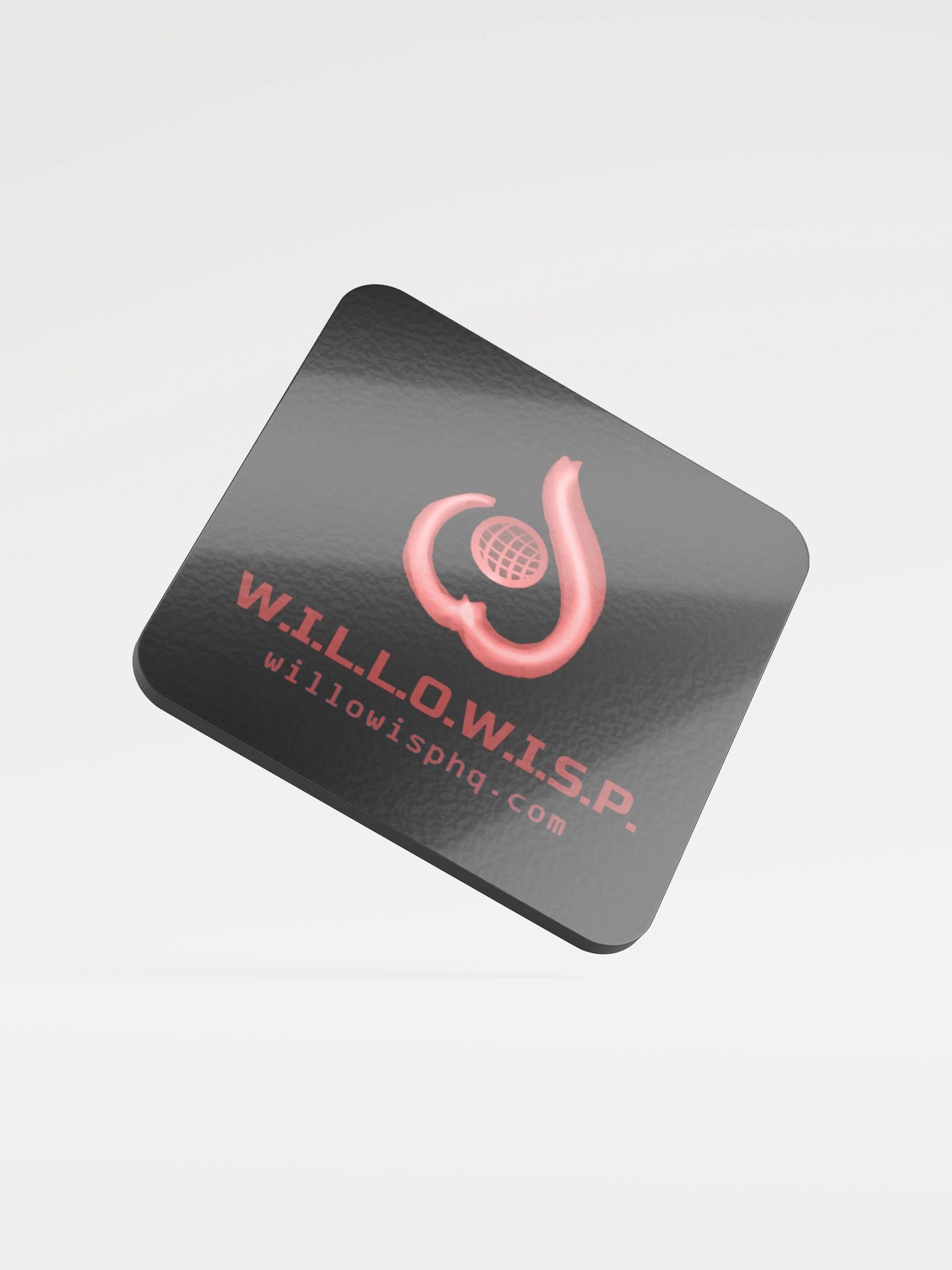 WILLOWISP Intern Cork Coaster (black) product image (1)