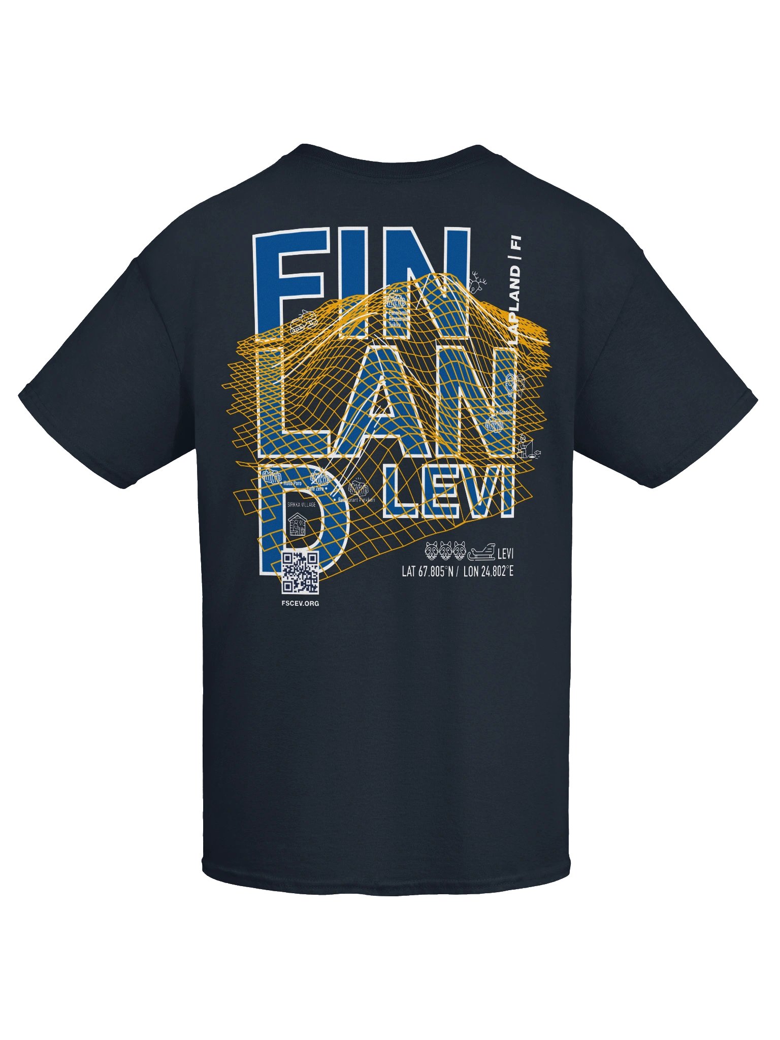 Finland / Levi Coordinates & Resort (front and back) product image (6)