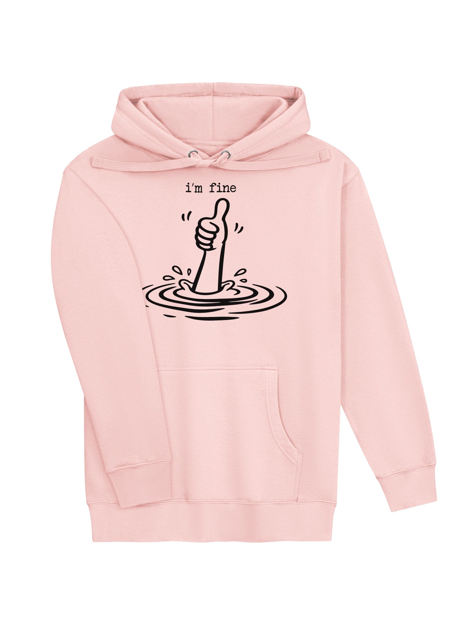 I'm Fine Thumbs Up Minimalist Premium Hoodie product image (11)