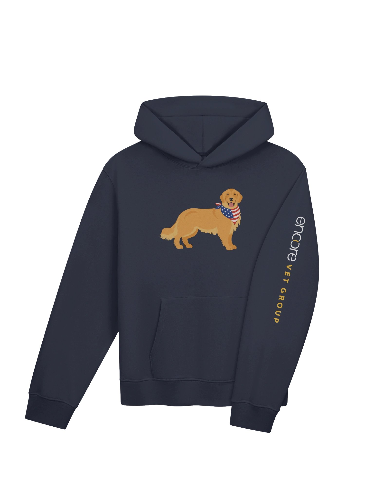 Patriotic Golden Retriever Oversized Hoodie product image (4)