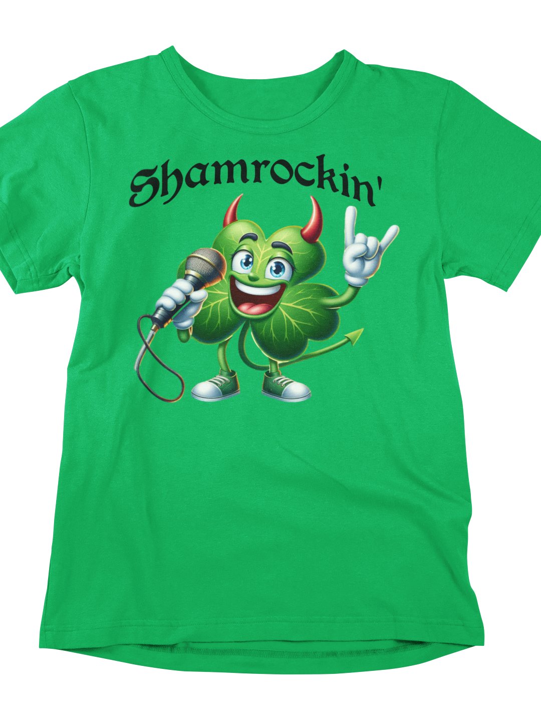 Shamrockin' Rockstar Tee: Unleash Your Inner Irish Rock God! product image (4)