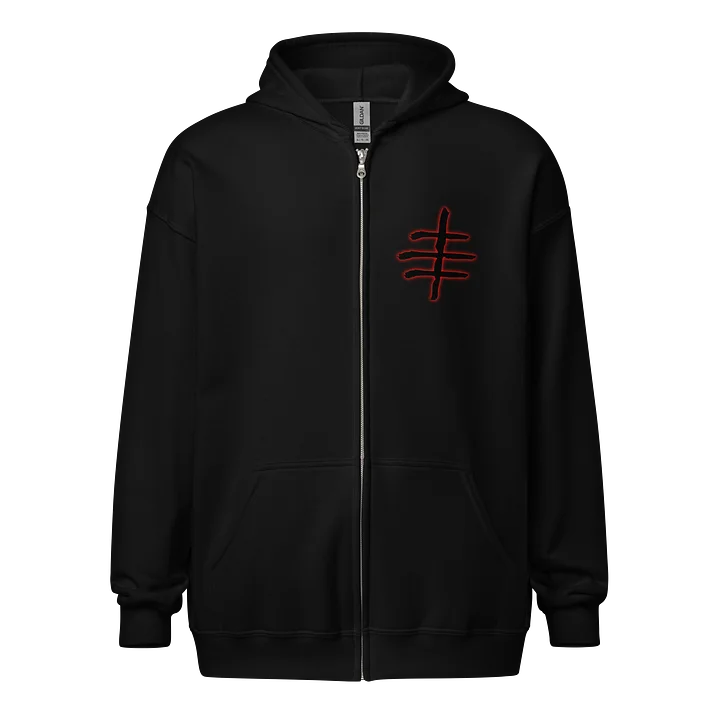 Flock of Kirai Zip Hoodie (Black Logo) product image (1)