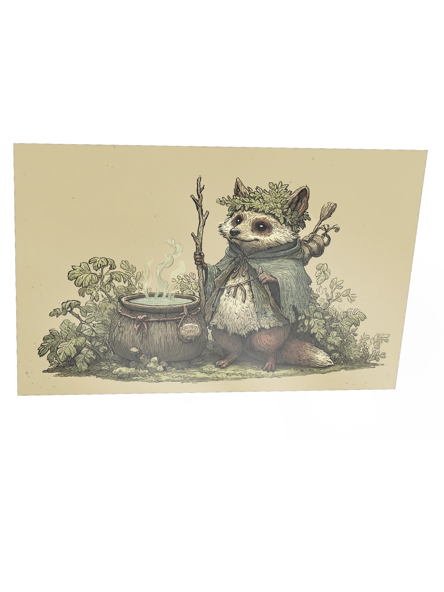Woodland Brewer – Fantasy Herbal Alchemy Poster product image (3)