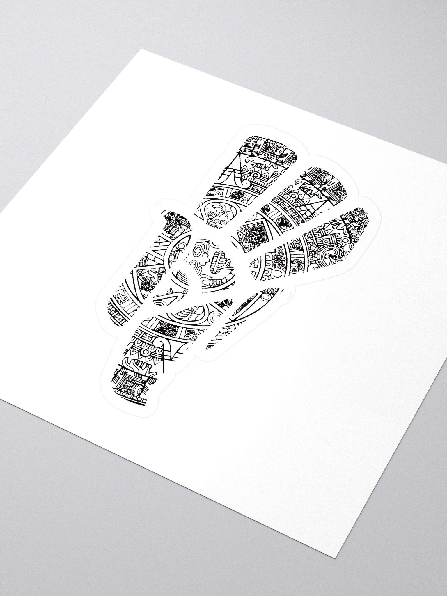 Aztec Calendar Eagle Sticker product image (3)