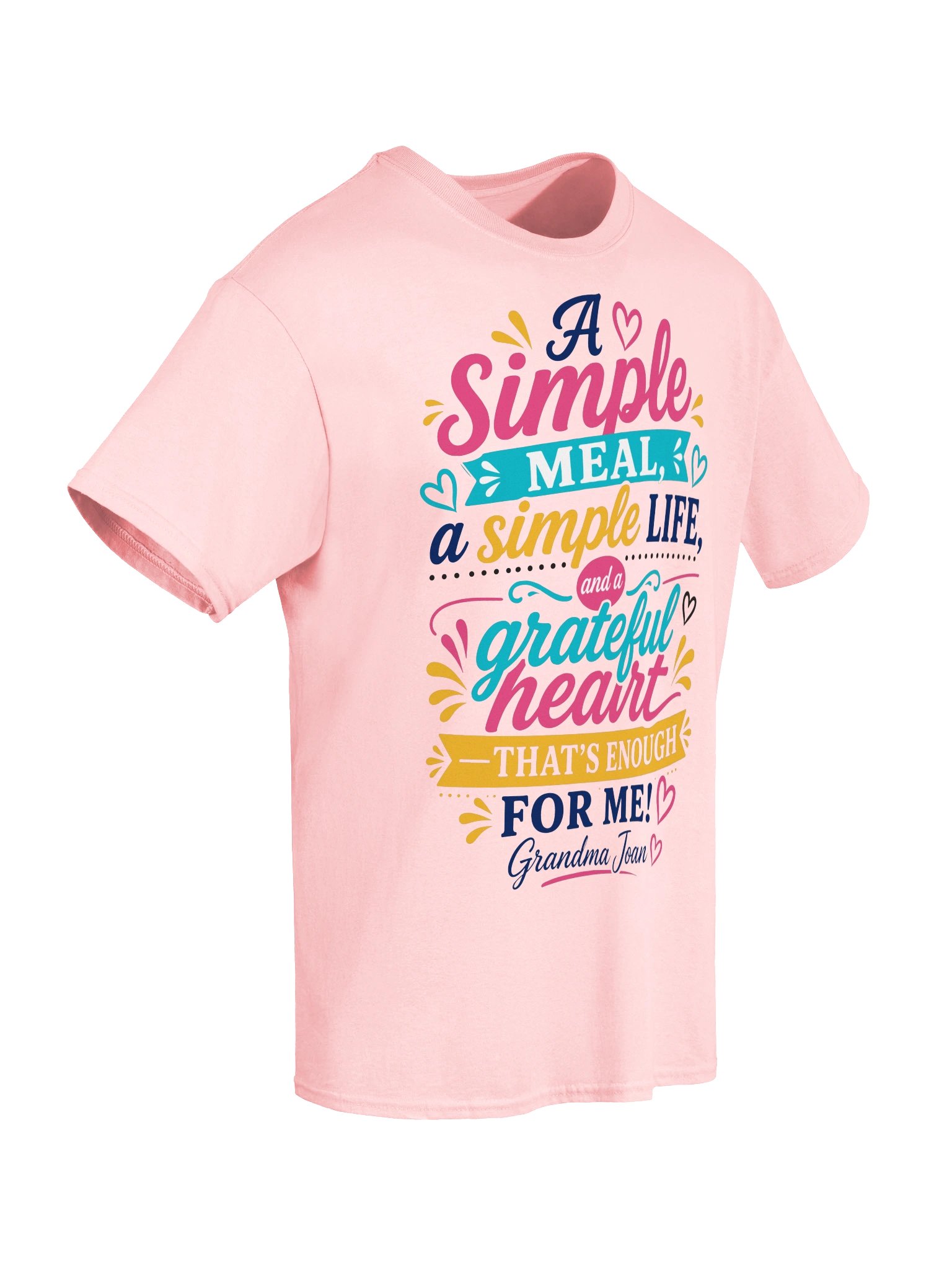 A Simple Meal, A Simple Life! - t-shirt product image (6)