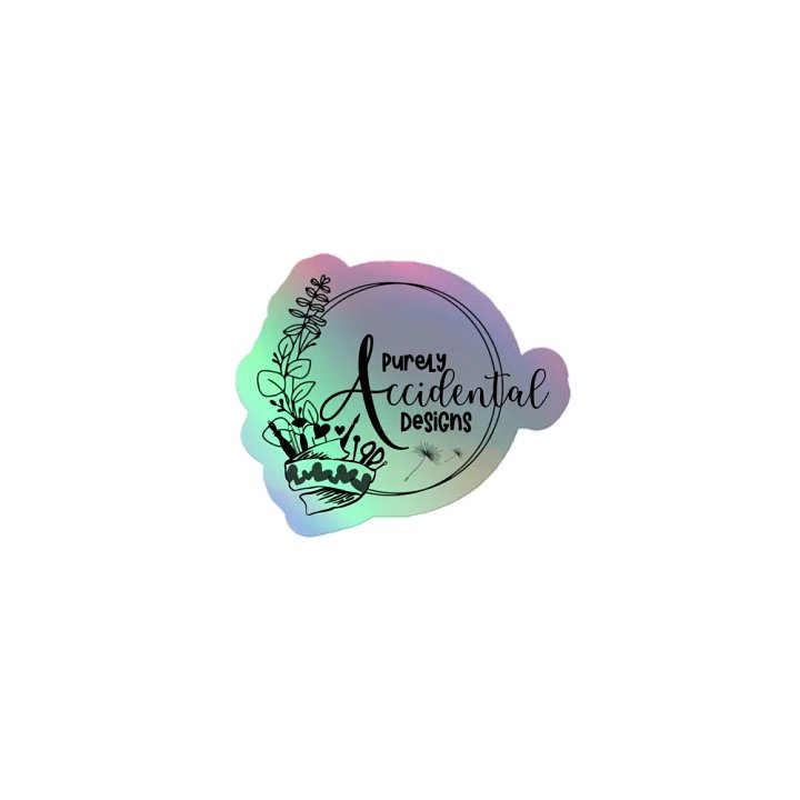 Purely Accidental Designs Logo Sticker product image (1)