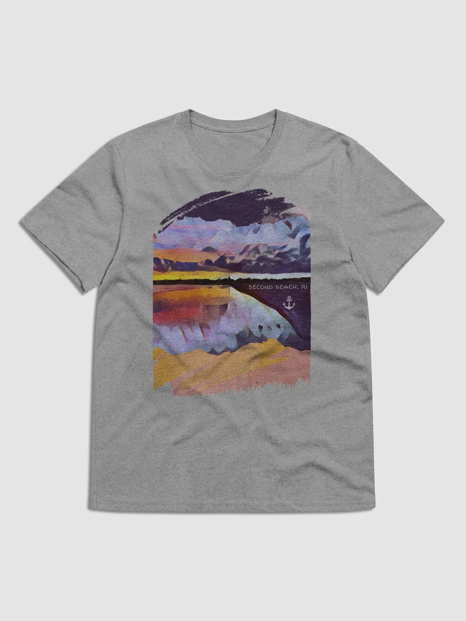 100% Recycled Sachuest Beach Sunset T-Shirt product image (3)