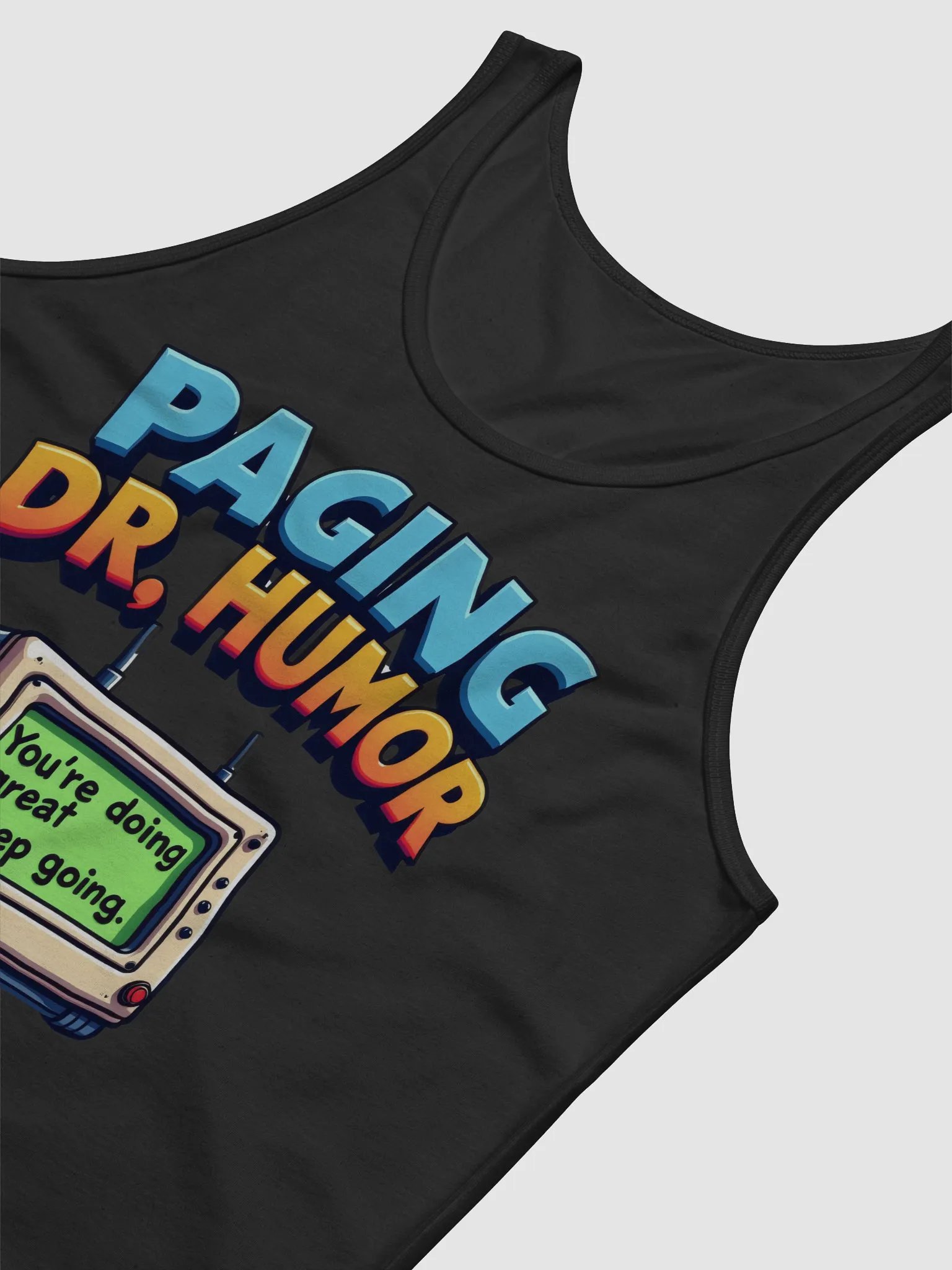 Dr. Humor Retro Pager Tank product image (19)