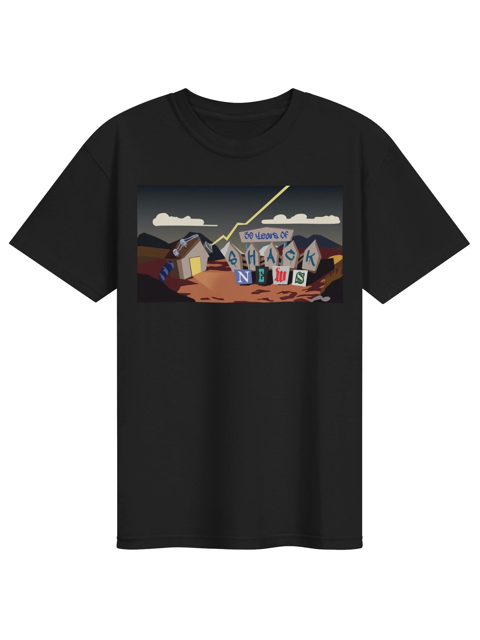 Two-sided Shacknews 30th Anniversary T-Shirt product image (1)