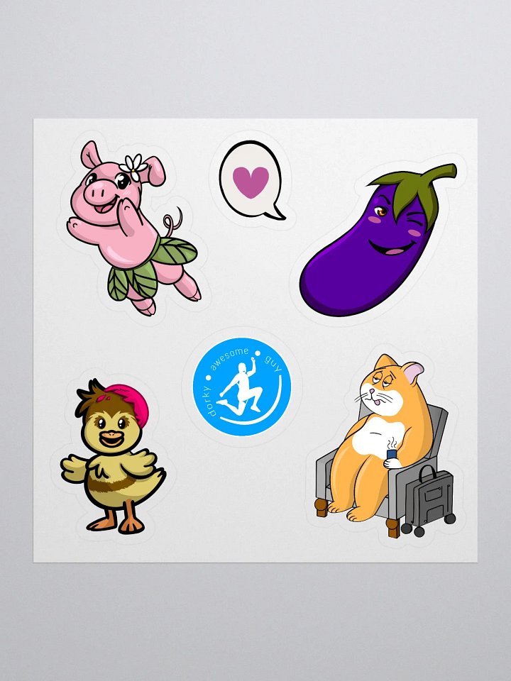Dorky 6-Sticker Collection product image (1)