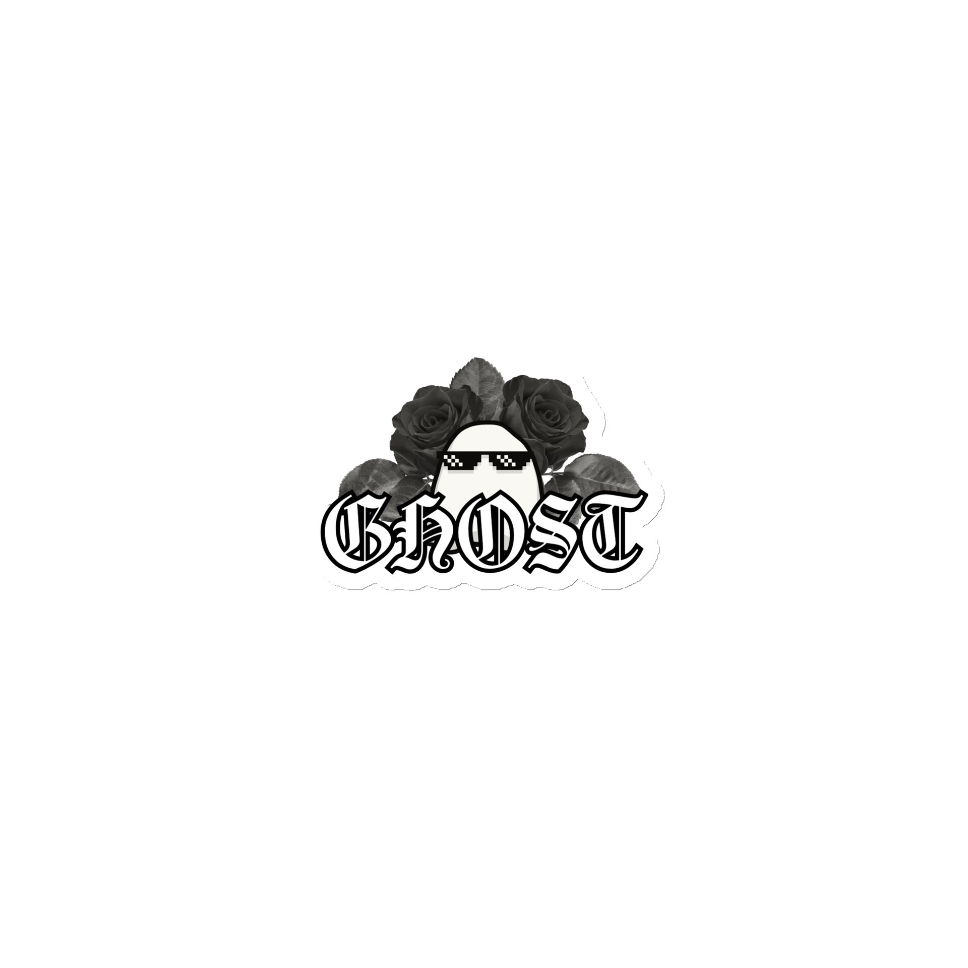 Ghost rose magnet product image (1)