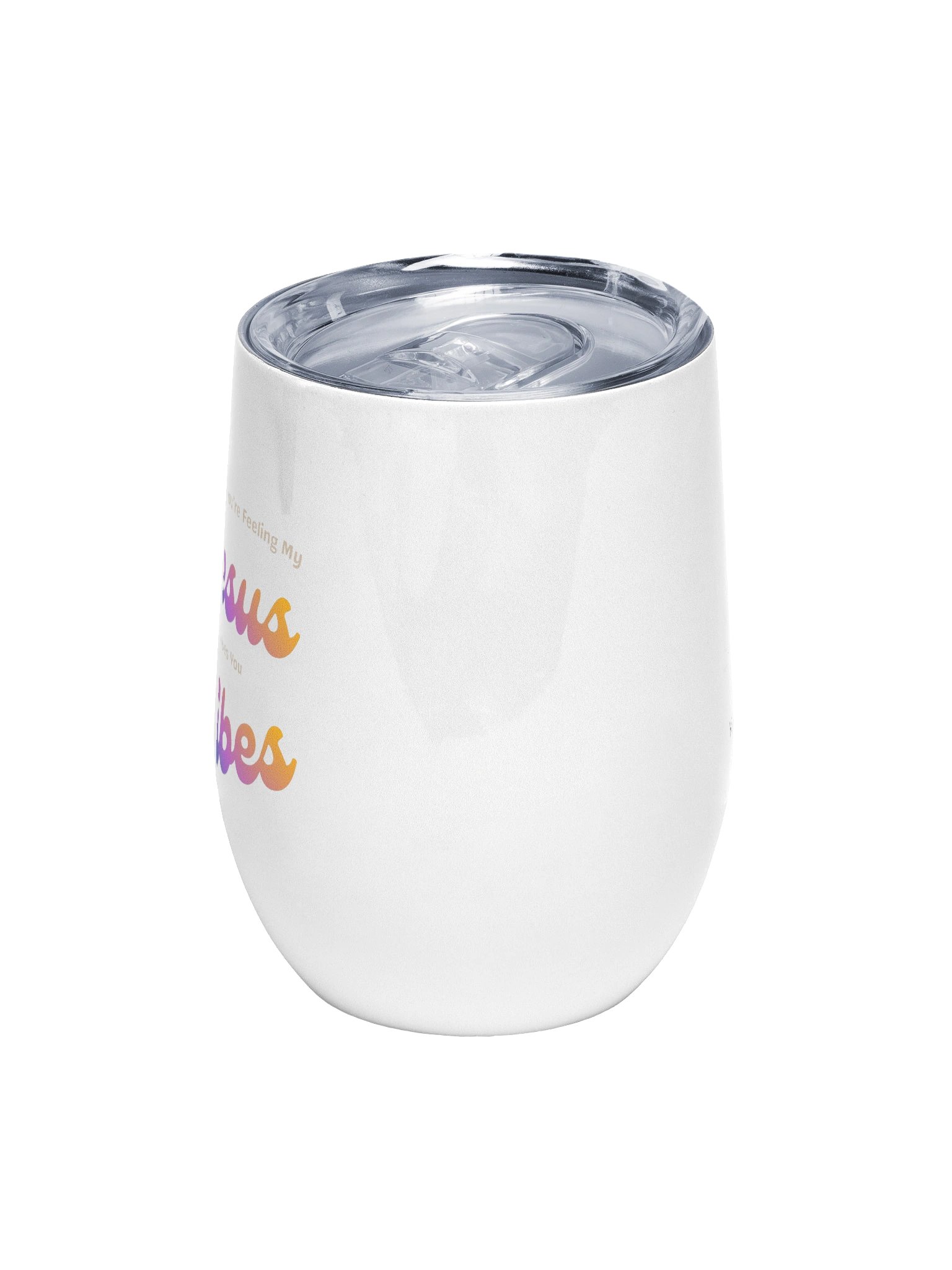 Jesus Vibes Wine Tumbler - White product image (1)