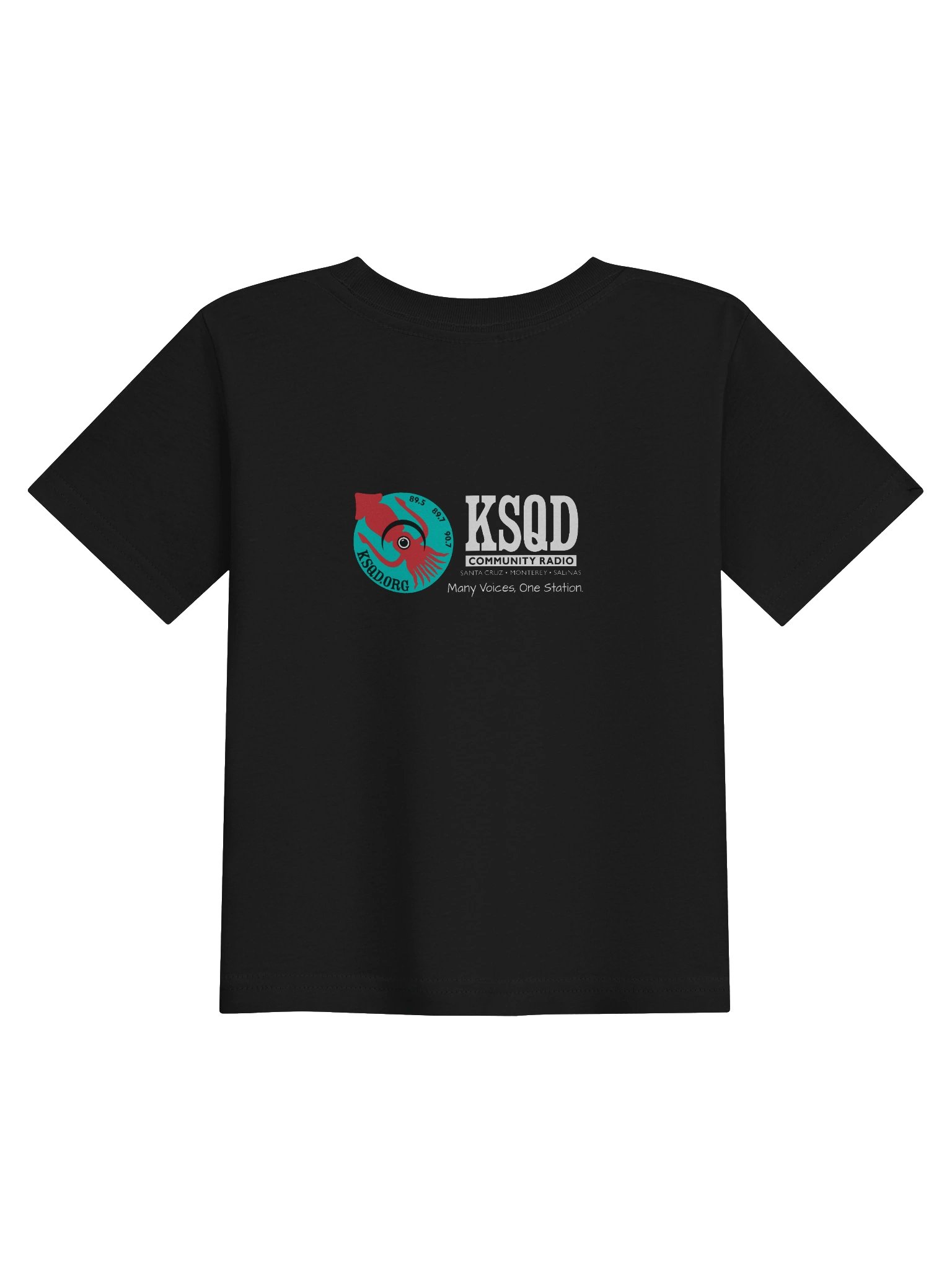 KSQD “Little Squid Beats” Baby Jersey T-Shirt (Red Squid) product image (4)