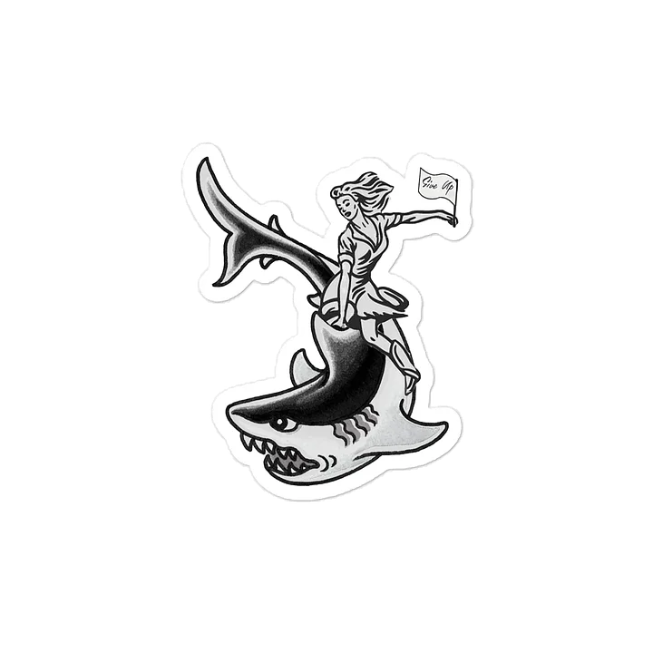 Shark RIder Vinnyl Decal product image (2)