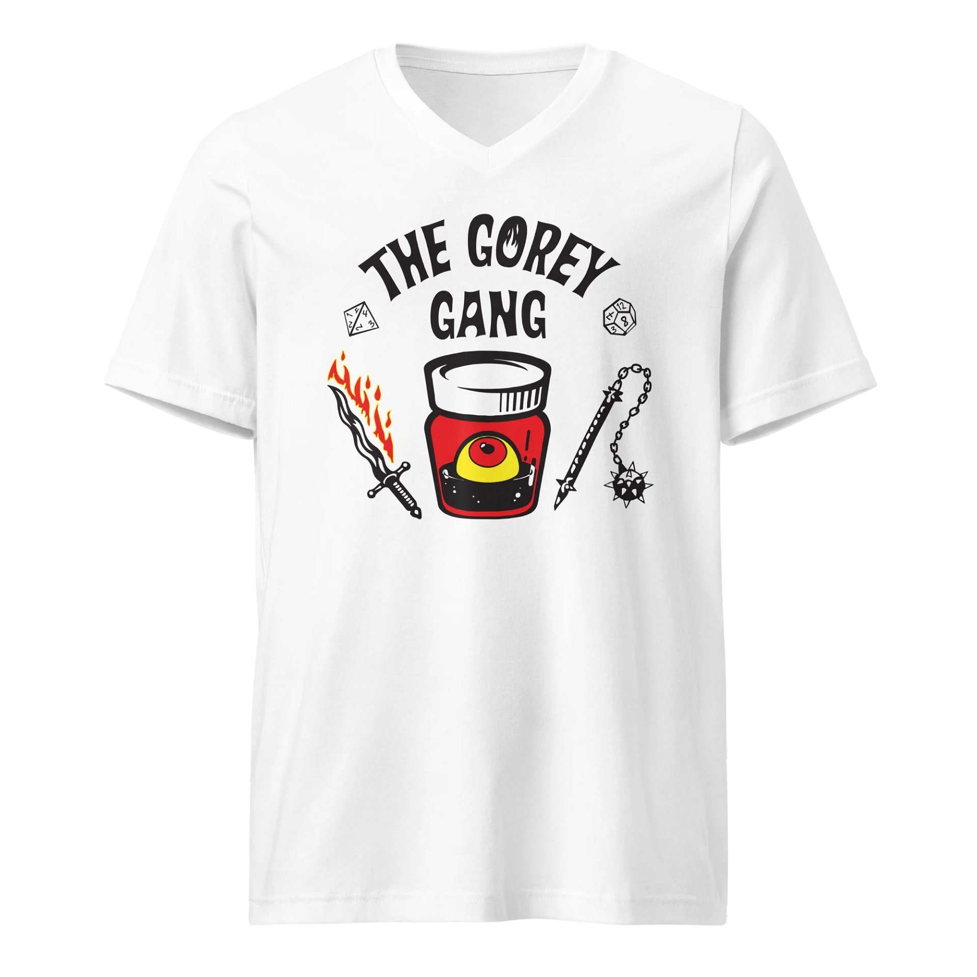 DnD Gang - Bella+Canvas Short Sleeve V-Neck Jersey T-Shirt product image (7)