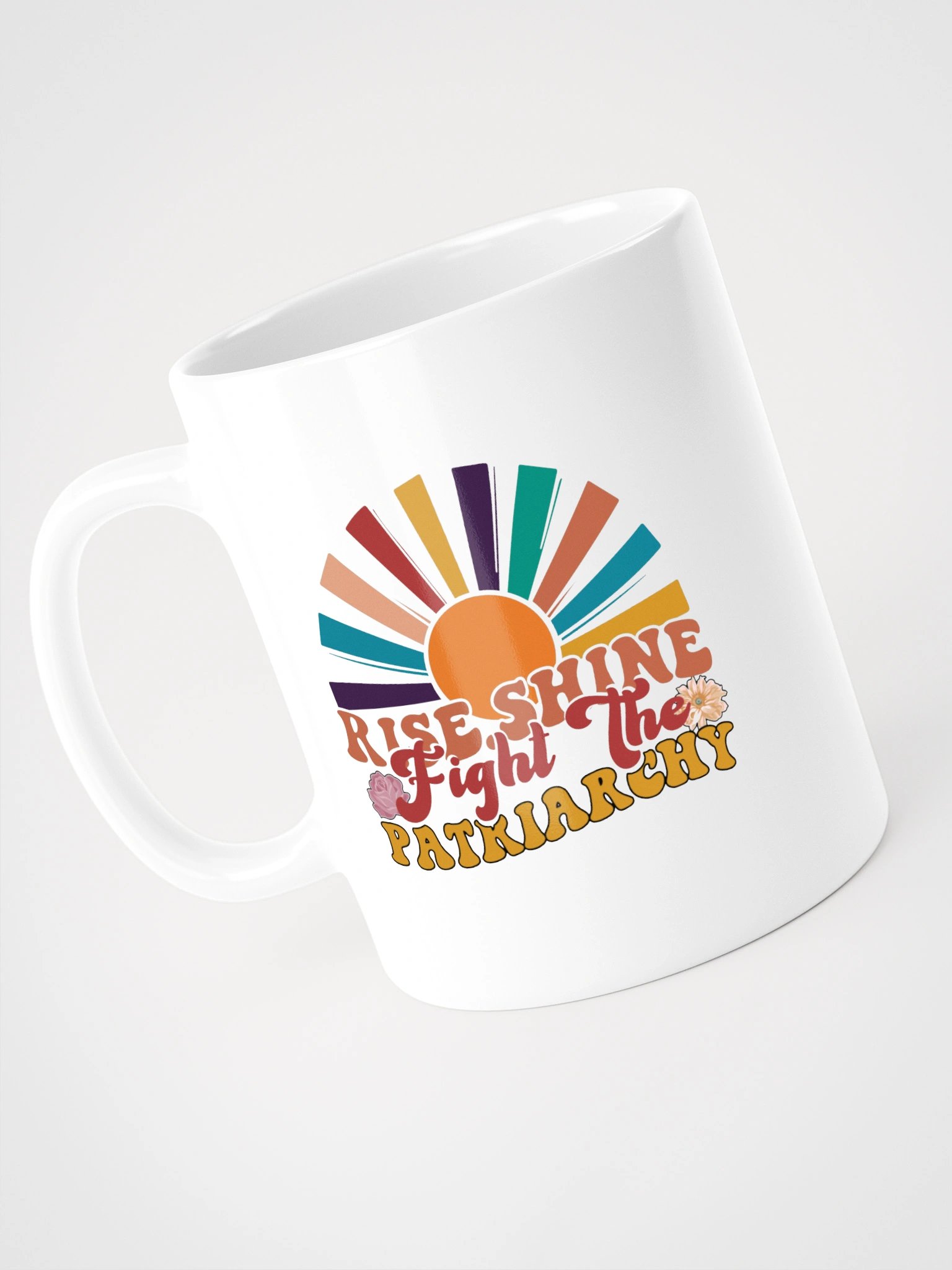 Rise, Shine, Fight the Patriarchy Coffee Mug product image (5)