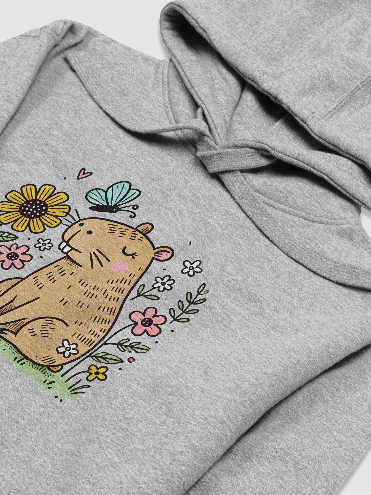 Serene Capybara Hoodie product image (14)
