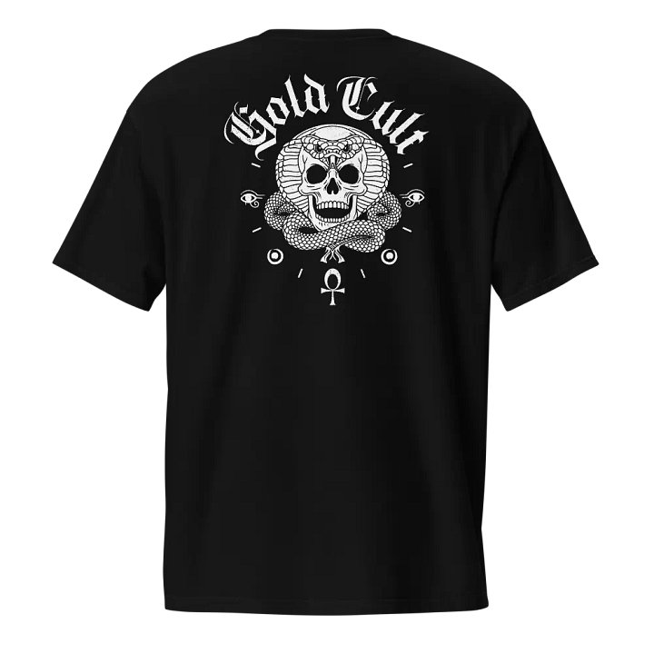Gold Cult White Logo (front and back) product image (1)