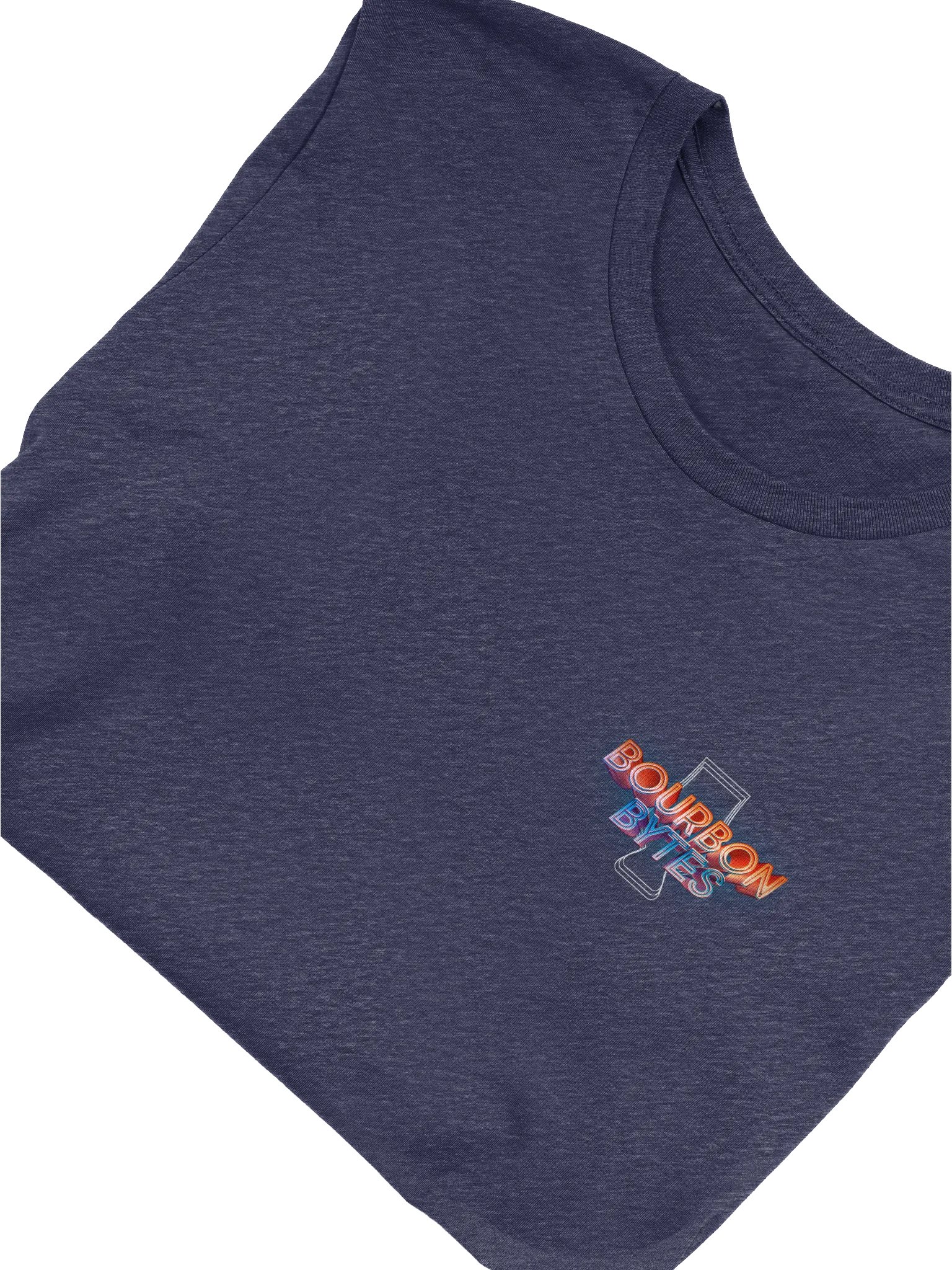 Bourbon Bytes Left Chest Logo Unisex Tee product image (5)