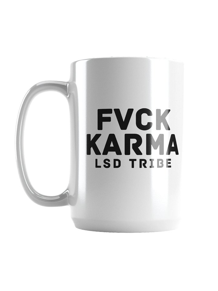 LSD "FVCK KARMA" Mug {Black Emblem} product image (1)
