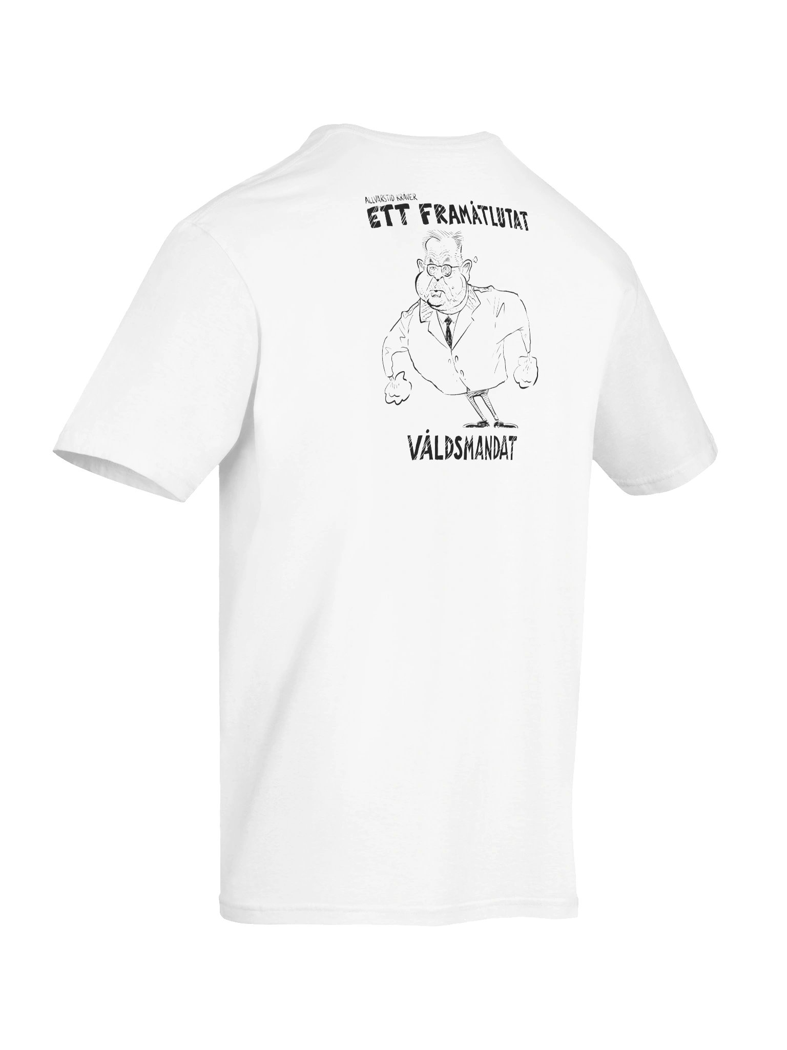 Framåtlutat våldsmandat - Herr T-shirt (signed by @Kluddniklas!) product image (3)