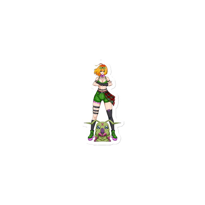 AJ and Wormmon Die Cut Magnet product image (1)