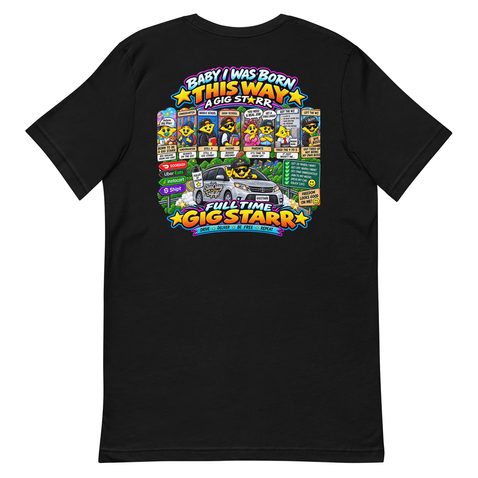 StarrCrazy GigLife – Born This Way Gig Starr Tee product image (6)
